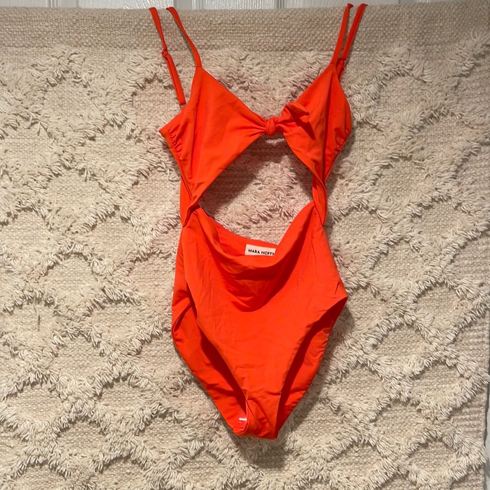 New Mara Hoffman one piece size xs. Lost tag but never worn/Hygiene liner intact